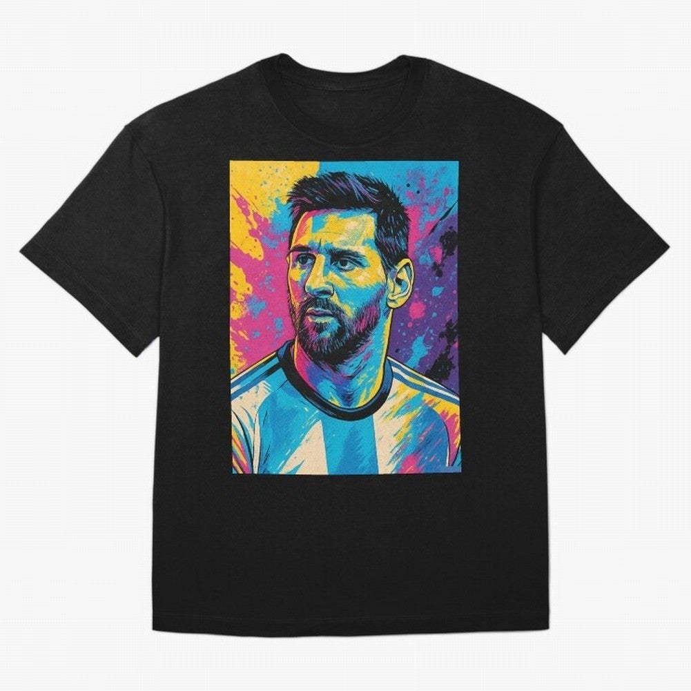 Argentina World Champs Messi Number Oversized T-Shirt Relive the Noise and Pride of FIFA World Cup 2026 USA Canada Mexico Spirit, with England, France and Netherlands, Messi and Cristiano Ronaldo, Football Passion, Legendary Performances, Festival
