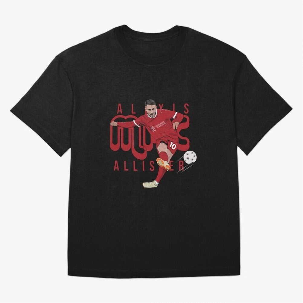 Alexis Mac Allister Liverpool Classic T-Shirt Follow the Final Road of FIFA World Cup 2026 Group Stage for Fans of Haaland and Mbappe and Argentina and Brazil, Bringing Stadium Chants, National Pride, Trophy Dreams and Unforgettable Football