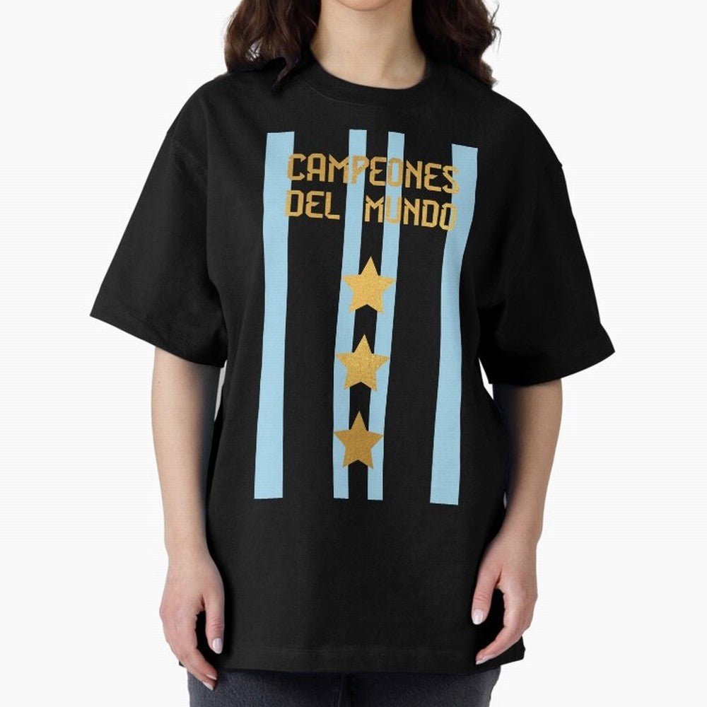 Argentina Jersey 3 Stars World Champions Classic T-Shirt Feel Global Football Passion for FIFA World Cup 2026 Group Stage, Featuring Haaland and Mbappe, Netherlands, Worldwide Fan Energy, Dramatic Goals, Stadium Lights and Championship