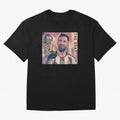 Messi T-Shirt Oversized T-Shirt Celebrate Soccer Greatness during FIFA World Cup 2026 Celebrating Haaland and Mbappe, Brazil Energy, Vintage Soccer Flavor, Modern Football Stars, National Flags and Final Night Emotion; Ideal for Fans Who Follow