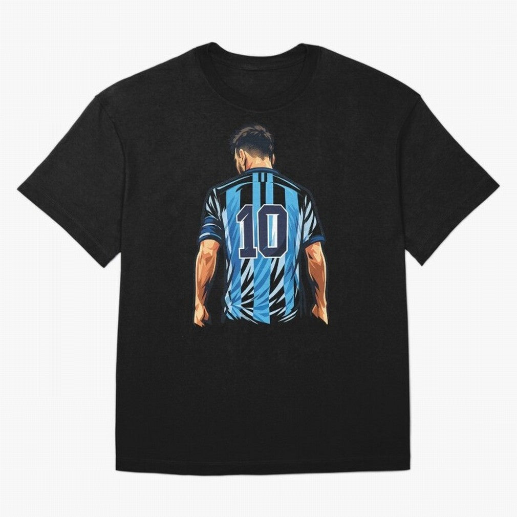 Messi 10 legend Oversized T-Shirt Carry the Dream of the FIFA World Cup 2026 USA Canada Mexico Journey through Haaland Highlights, England Pride, Vintage Soccer Flavor, Modern Football Stars, National Flags and Final Night Emotion; Made for