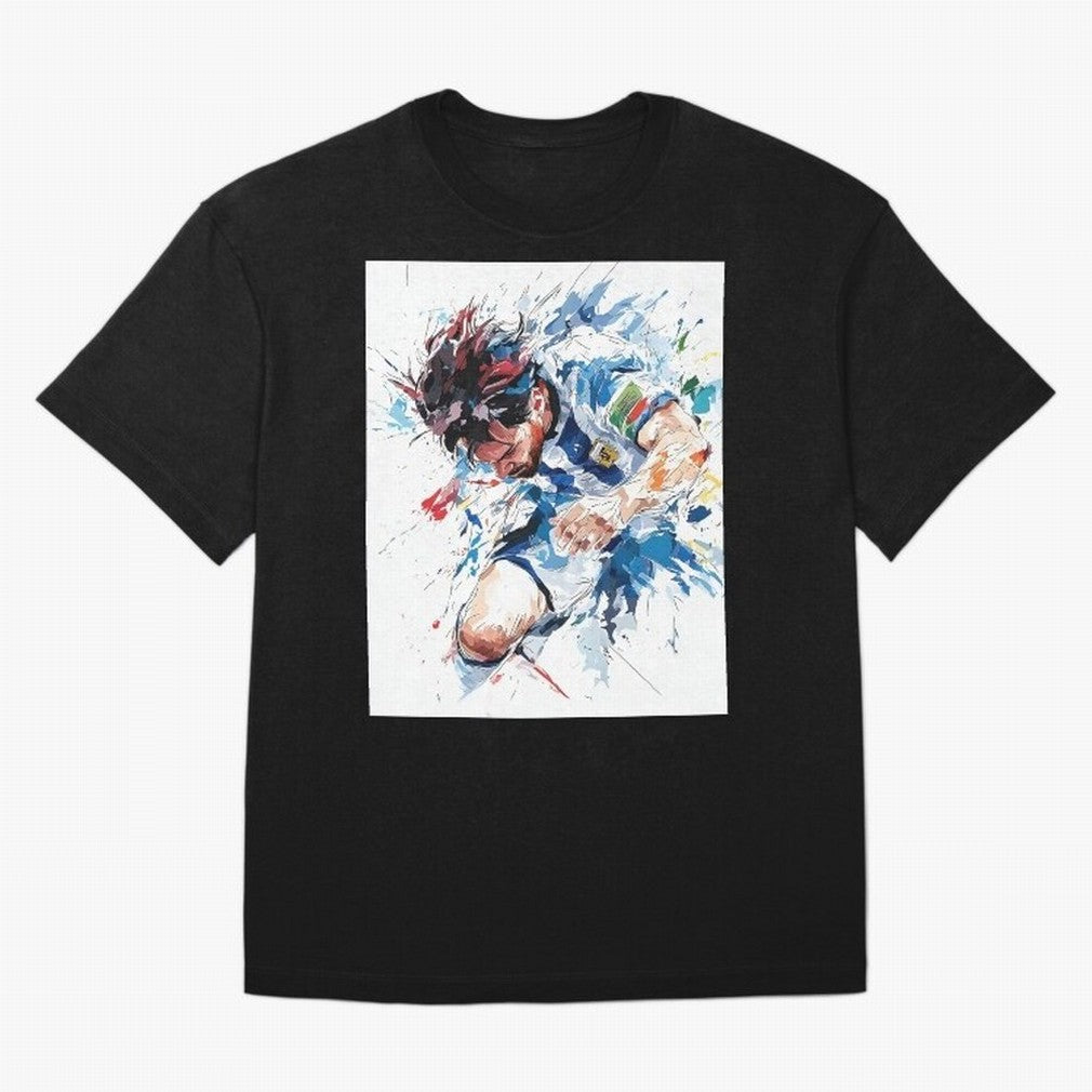 Vibrant Lionel Messi Art - World Cup Champion in Action Classic T-Shirt Build FIFA World Cup 2026 Spirit, Built around Brazil, Portugal and Argentina, Mbappe and Neymar, Football Passion, Legendary Performances, Festival Vibes and Supporter