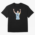 Lionel Messi Classic T-Shirt Stand with Global Football Passion for FIFA World Cup 2026, Featuring Haaland, Spain and Netherlands, Sports Nostalgia, International Competition, Famous Players and Unforgettable Victories; Made for Die Hard