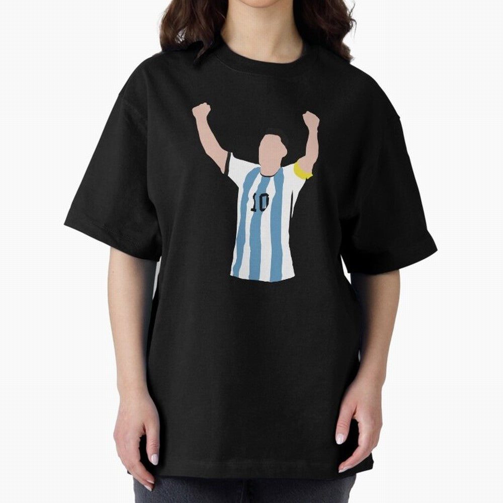 Lionel Messi Classic T-Shirt Stand with Global Football Passion for FIFA World Cup 2026, Featuring Haaland, Spain and Netherlands, Sports Nostalgia, International Competition, Famous Players and Unforgettable Victories; Made for Die Hard