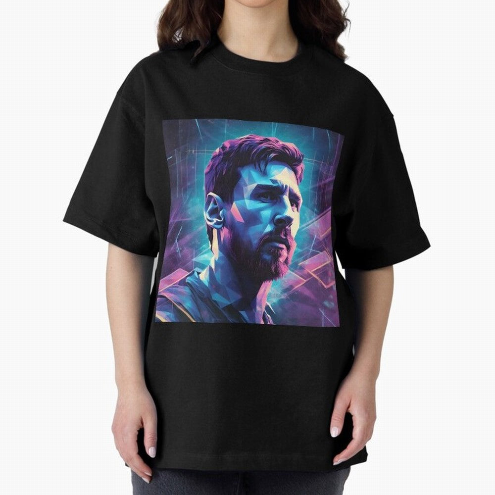 Lionel Messi is going to MLS club Inter Miami Oversized T-Shirt Show Your Love for FIFA World Cup 2026 for Fans of Haaland and Mbappe and Portugal, Bringing Stadium Memories, Football Loyalty, International Chants and Championship Tradition; Ideal