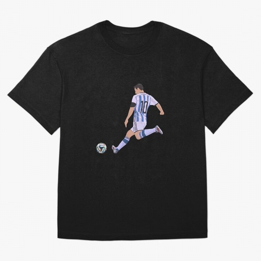 Messi Oversized T-Shirt Stand with FIFA World Cup 2026 USA Canada Mexico for Fans of Messi, Neymar and Mbappe and Portugal, Spain and Germany, Bringing Worldwide Fan Energy, Dramatic Goals, Stadium Lights and Championship Celebrations; Created for