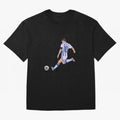Messi Oversized T-Shirt Stand with FIFA World Cup 2026 USA Canada Mexico for Fans of Messi, Neymar and Mbappe and Portugal, Spain and Germany, Bringing Worldwide Fan Energy, Dramatic Goals, Stadium Lights and Championship Celebrations; Created for