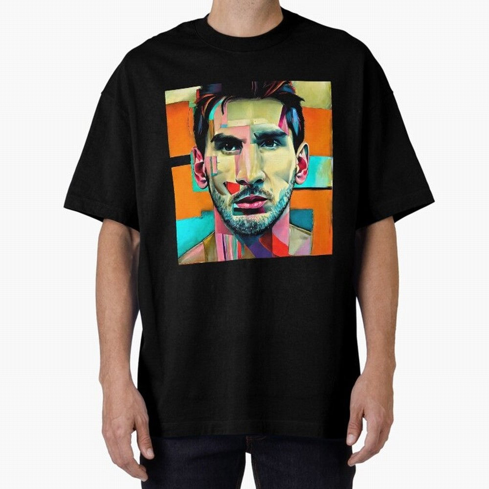 Messi on modern art Classic T-Shirt Honor Football Greatness during Match Day Hype around FIFA World Cup 2026, Messi, CR7 and Mbappe, Brazil, Portugal and Argentina, Goal Celebration Energy, Supporter Heritage, Football Icons and Worldwide