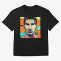 Messi on modern art Classic T-Shirt Honor Football Greatness during Match Day Hype around FIFA World Cup 2026, Messi, CR7 and Mbappe, Brazil, Portugal and Argentina, Goal Celebration Energy, Supporter Heritage, Football Icons and Worldwide