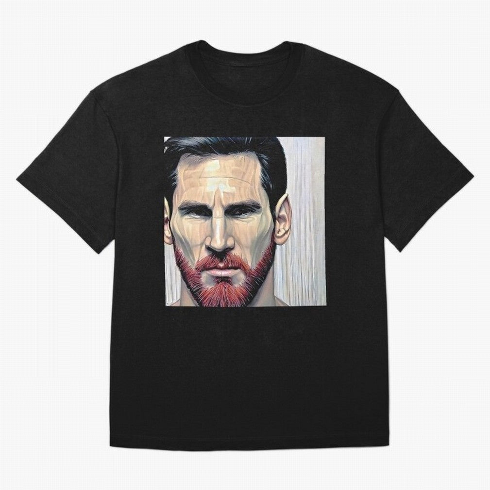 Cartoon-like Messi Oversized T-Shirt Unlock FIFA World Cup 2026 USA Canada Mexico Spirit, with Netherlands, Messi, CR7 and Mbappe, Supporter Pride, Iconic Celebrations, Legendary Names and Global Match Day Energy; Ideal for Fans Who Follow Messi,