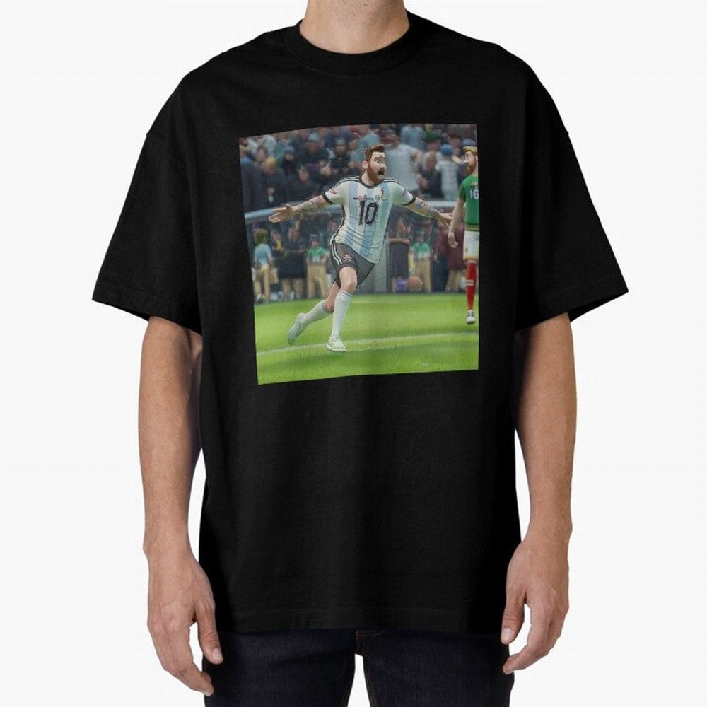 Lionel Messi caricature Classic T-Shirt Bring FIFA World Cup 2026 Group Stage Spirit, with Germany, Neymar, Retro Football Energy, Iconic Rivalries, Trophy Chase Drama and Stadium Atmosphere; Great for Supporters Who Love Legendary Players,