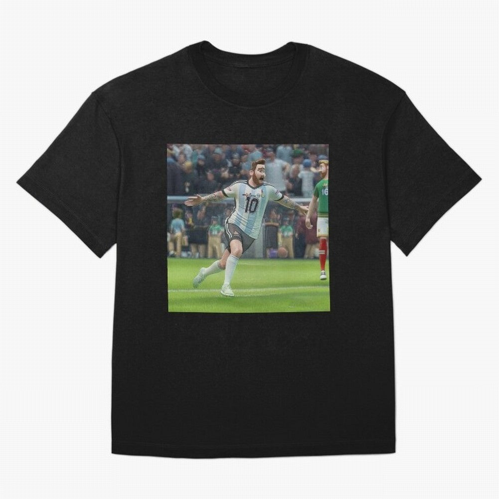 Lionel Messi caricature Classic T-Shirt Bring FIFA World Cup 2026 Group Stage Spirit, with Germany, Neymar, Retro Football Energy, Iconic Rivalries, Trophy Chase Drama and Stadium Atmosphere; Great for Supporters Who Love Legendary Players,