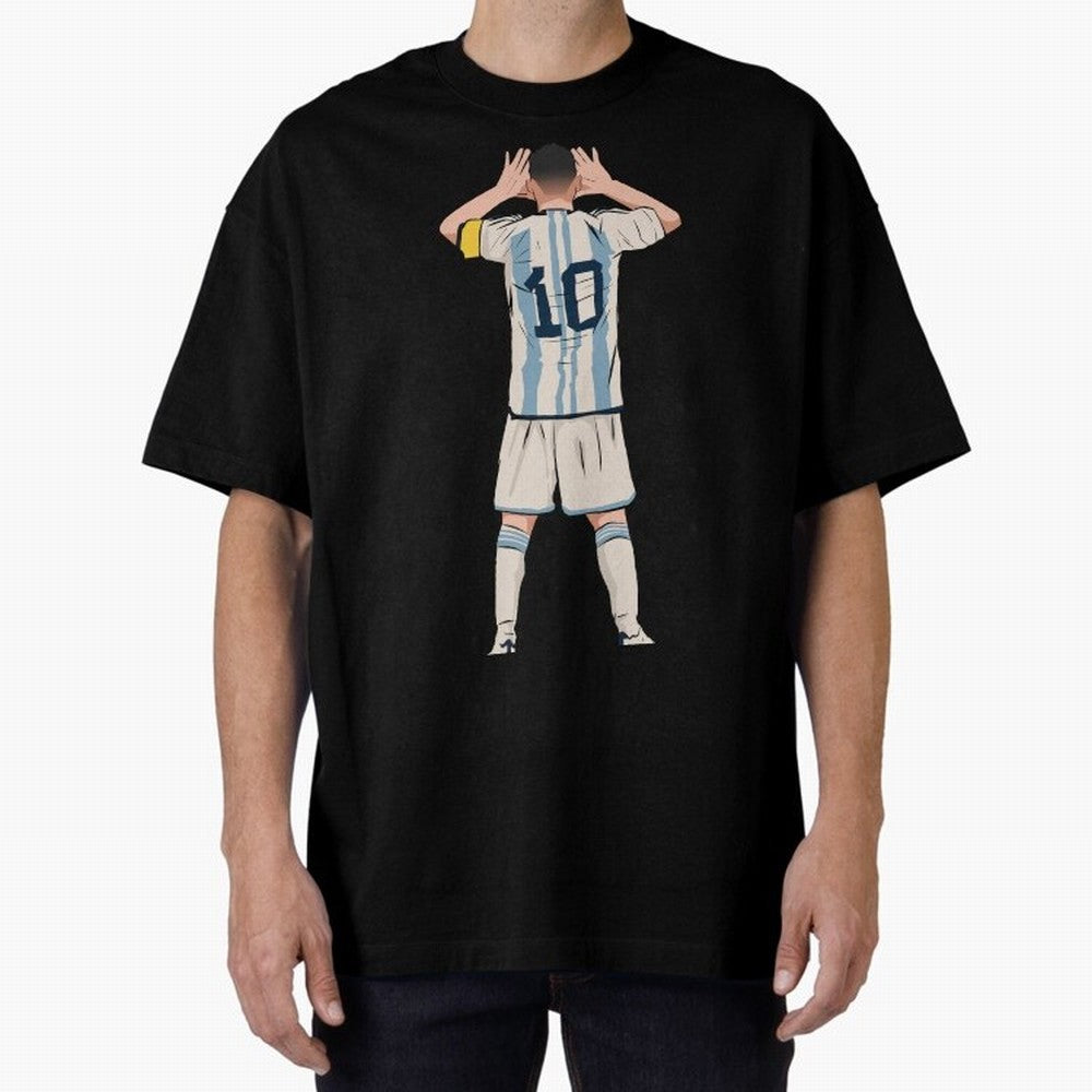 Lionel Messi Oversized T-Shirt Bring Retro Soccer Energy to FIFA World Cup 2026 USA Canada Mexico Built around Cristiano Ronaldo, France and Portugal Energy, Fan Favorite Moments, National Team Passion, Big Match Drama and Soccer History; Built for