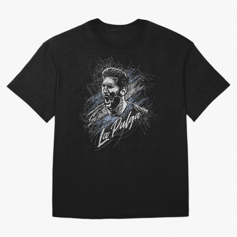 Lionel Messi La Pulga Classic T-Shirt Celebrate Match Day Hype around FIFA World Cup 2026, Messi and Cristiano Ronaldo, England, France and Netherlands, Vintage Soccer Flavor, Modern Football Stars, National Flags and Final Night Emotion; Ideal for