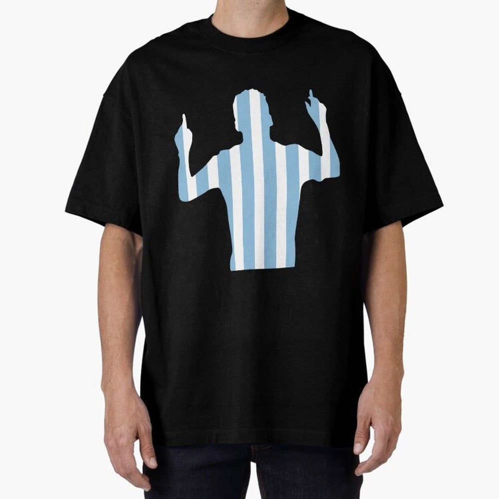 lionel Oversized T-Shirt Fuel Global Football Passion for FIFA World Cup 2026 Group Stage, Inspired by Neymar, France and Portugal, Goal Celebration Energy, Supporter Heritage, Football Icons and Worldwide Tournament Joy; Perfect for Supporters Who