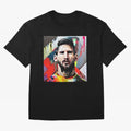 Billboard with Messi Boxy T-Shirt Live the Energy of the FIFA World Cup 2026 Journey through Messi, CR7 and Mbappe Highlights, Argentina, France and Brazil Pride, Football Festival Excitement, Trophy Ambitions, Country Rivalries and Star Player