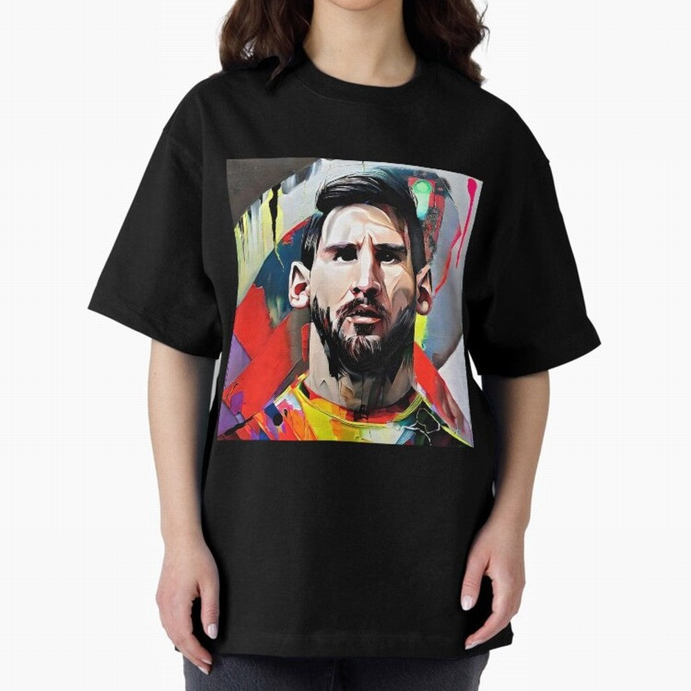 Billboard with Messi Boxy T-Shirt Live the Energy of the FIFA World Cup 2026 Journey through Messi, CR7 and Mbappe Highlights, Argentina, France and Brazil Pride, Football Festival Excitement, Trophy Ambitions, Country Rivalries and Star Player