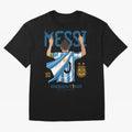 The King Leo Messi Legend Oversized T-Shirt Create FIFA World Cup 2026 for Fans of Messi, CR7 and Mbappe and Germany, Bringing Football History, Final Match Energy, Crowd Noise and Once in a Lifetime Moments; Great for Watch Parties, Sports Bars,