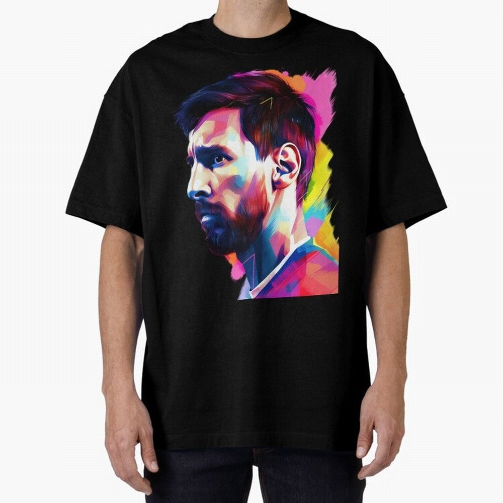 The King Leo Messi Legend Oversized T-Shirt Remember the FIFA World Cup 2026 USA Canada Mexico Journey through Neymar, Haaland and Cristiano Ronaldo Highlights, Argentina and Brazil Pride, Worldwide Fan Energy, Dramatic Goals, Stadium Lights and