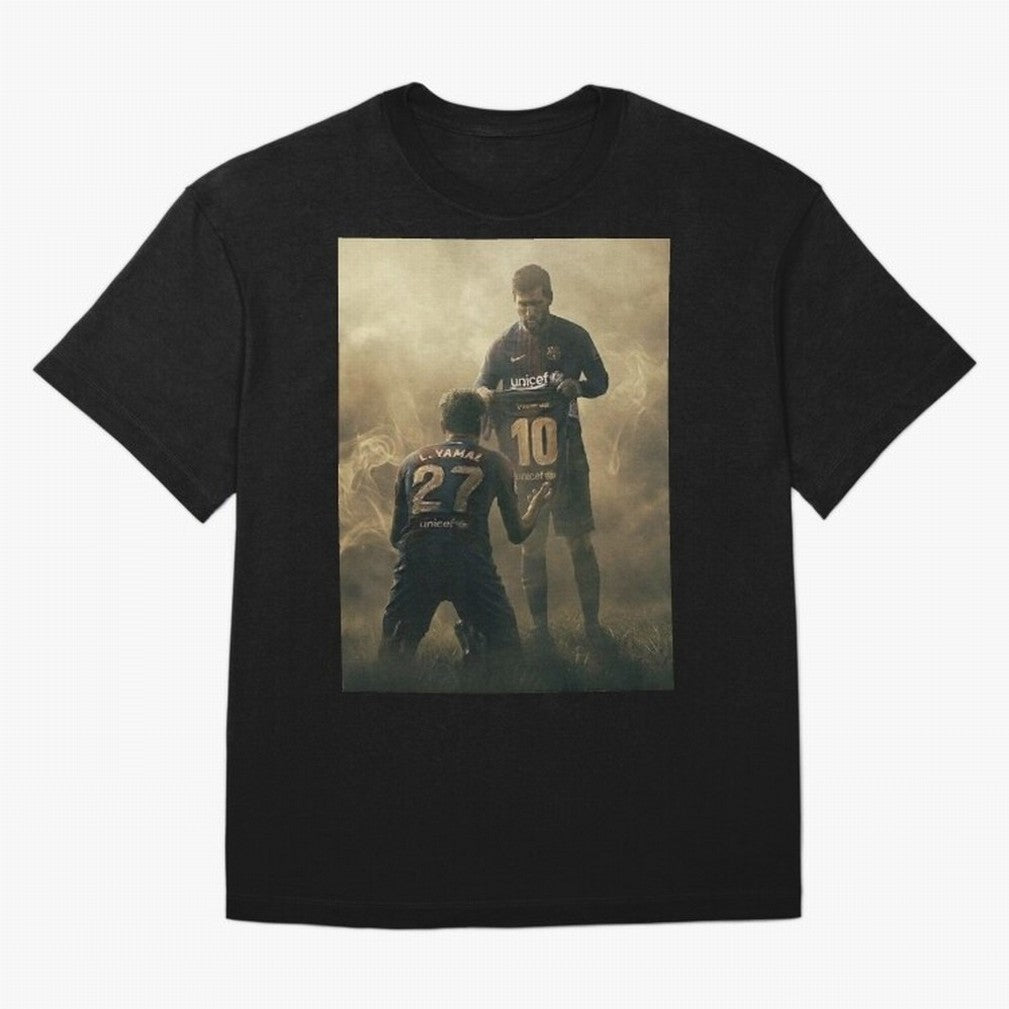 messi giving kamin yamal his shirt iconic design Classic T-Shirt Feel Match Day Hype around FIFA World Cup 2026, Haaland, Argentina, Football Festival Excitement, Trophy Ambitions, Country Rivalries and Star Player Buzz; Perfect for Supporters Who