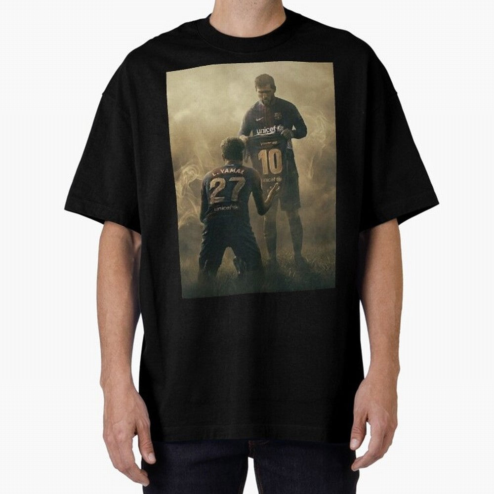 messi giving kamin yamal his shirt iconic design Classic T-Shirt Feel Match Day Hype around FIFA World Cup 2026, Haaland, Argentina, Football Festival Excitement, Trophy Ambitions, Country Rivalries and Star Player Buzz; Perfect for Supporters Who