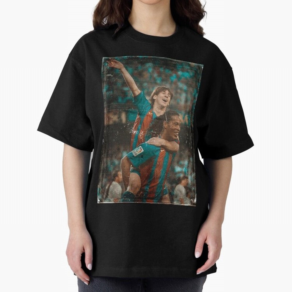 Messi and Ronaldinho Vintage Classic T-Shirt Celebrate the Road through FIFA World Cup 2026 Group Stage Spirit, Made for England and Germany, Messi, Soccer Culture, Superstar Moments, National Team Dreams and Competitive Fire; Ideal for Fans Who