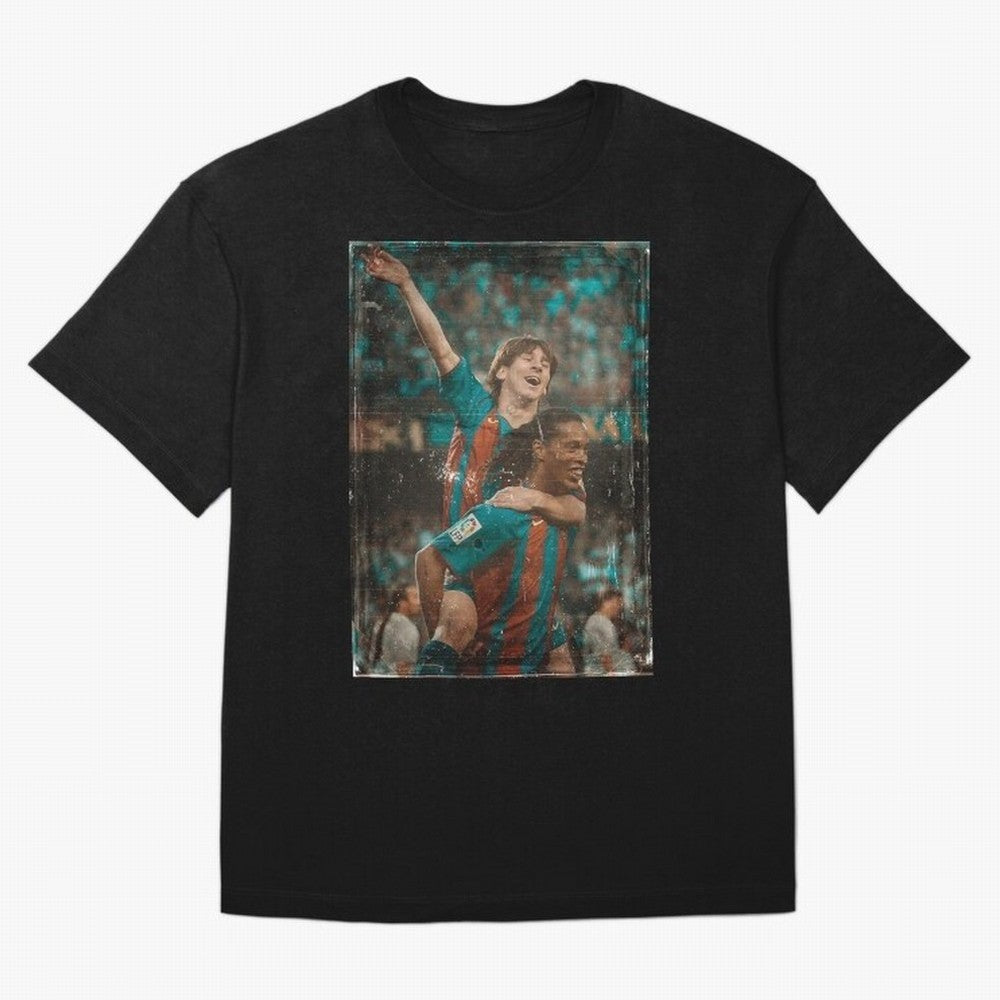Messi and Ronaldinho Vintage Classic T-Shirt Celebrate the Road through FIFA World Cup 2026 Group Stage Spirit, Made for England and Germany, Messi, Soccer Culture, Superstar Moments, National Team Dreams and Competitive Fire; Ideal for Fans Who