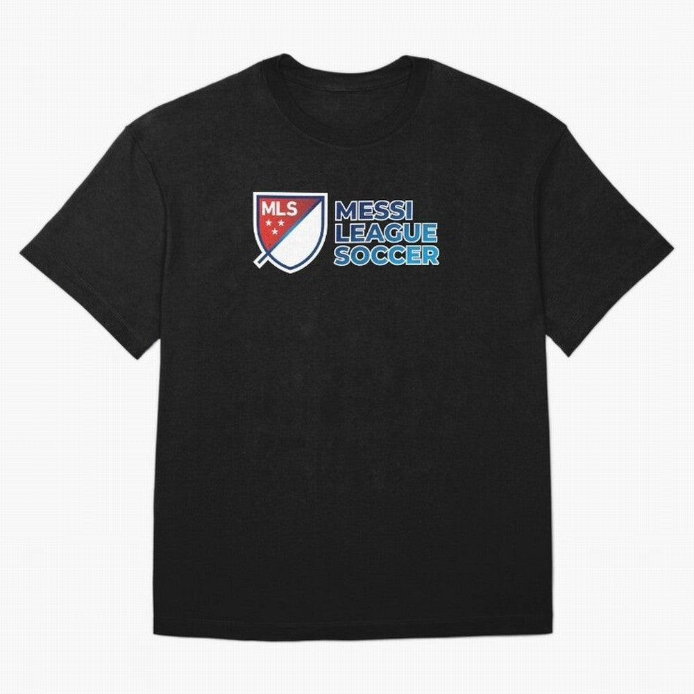 MLS Messi League Soccer Oversized T-Shirt Celebrate Soccer Greatness during Global Football Passion for FIFA World Cup 2026 USA Canada Mexico, Highlighting Messi, England, Supporter Pride, Iconic Celebrations, Legendary Names and Global Match Day