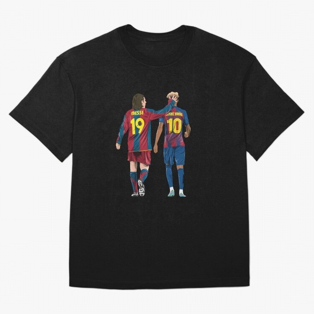 Lionel Messi and Friend Oversized T-Shirt Follow the Road to the FIFA World Cup 2026 USA Canada Mexico Journey through Haaland and Mbappe Highlights, England and Germany Pride, Tournament Hype, Historic Matchups, Family Viewing Parties and Global