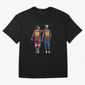 Lionel Messi and Friend Oversized T-Shirt Follow the Road to the FIFA World Cup 2026 USA Canada Mexico Journey through Haaland and Mbappe Highlights, England and Germany Pride, Tournament Hype, Historic Matchups, Family Viewing Parties and Global