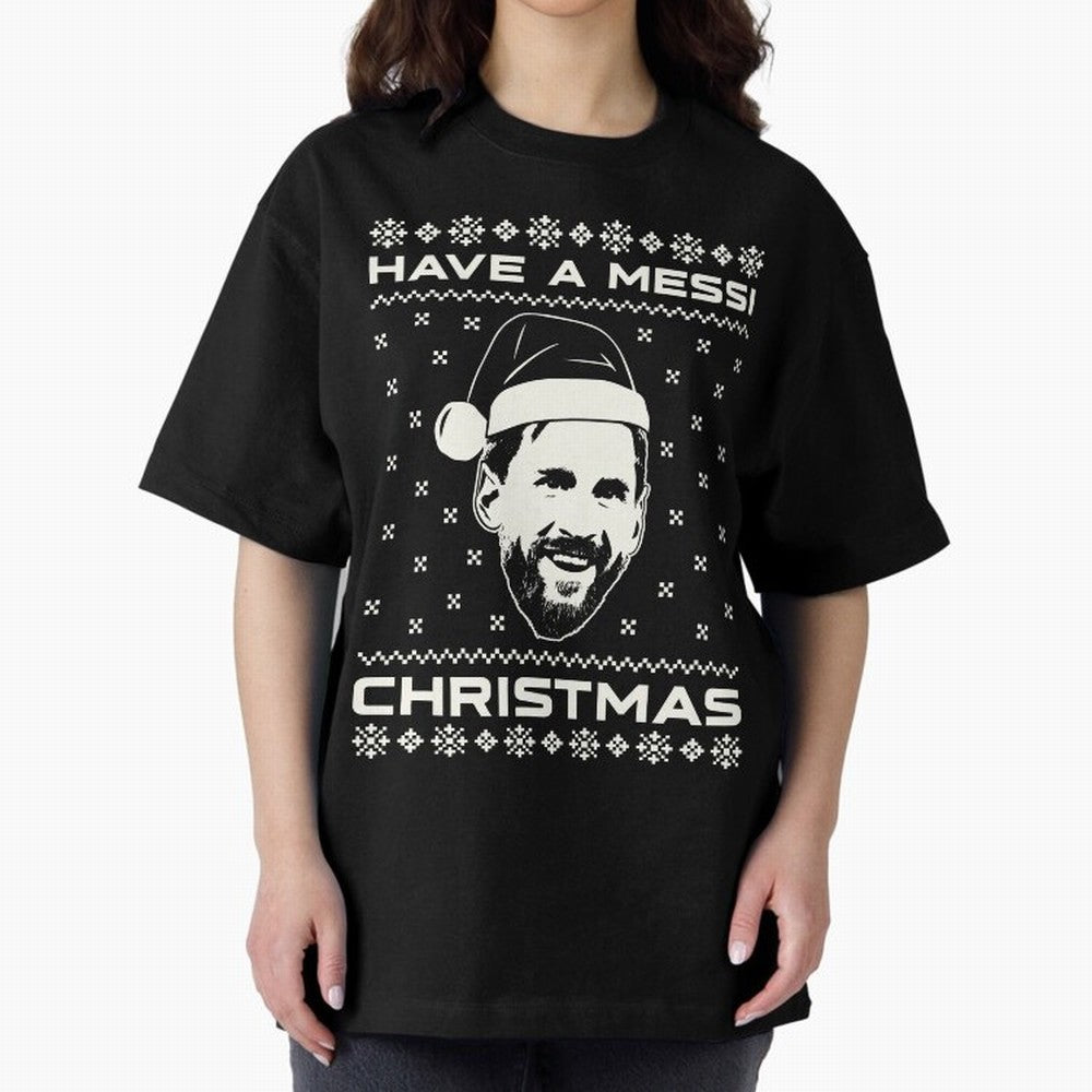 Lionel Messi Christmas Classic T-Shirt Make Every Kick Count in Match Day Hype around FIFA World Cup 2026 Group Stage, Haaland and Mbappe, Brazil, Soccer Culture, Superstar Moments, National Team Dreams and Competitive Fire; Perfect for Supporters