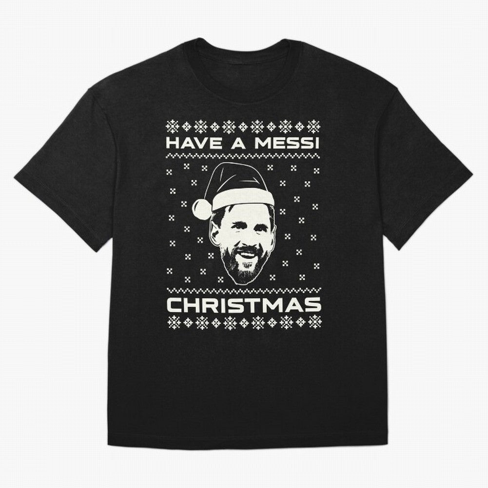 Lionel Messi Christmas Classic T-Shirt Make Every Kick Count in Match Day Hype around FIFA World Cup 2026 Group Stage, Haaland and Mbappe, Brazil, Soccer Culture, Superstar Moments, National Team Dreams and Competitive Fire; Perfect for Supporters
