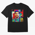digital image of Messi Oversized T-Shirt Show Your Tournament Heart for the FIFA World Cup 2026 Journey through Mbappe Highlights, Spain Pride, Worldwide Fan Energy, Dramatic Goals, Stadium Lights and Championship Celebrations; Ideal for Football