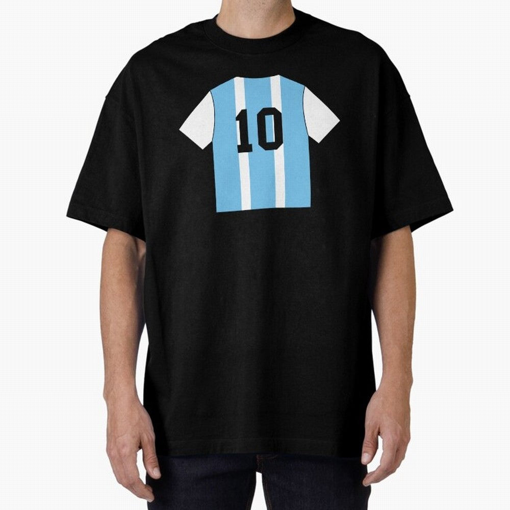 Messi, GOAT, Soccer, GOAL Oversized T-Shirt Bring Champion Energy into the FIFA World Cup 2026 Journey through Haaland Highlights, Argentina Pride, Football Festival Excitement, Trophy Ambitions, Country Rivalries and Star Player Buzz; Made for Die
