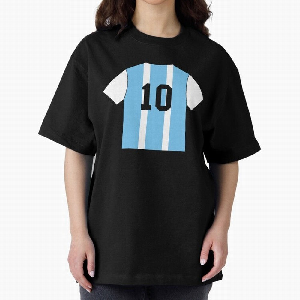 Messi, GOAT, Soccer, GOAL Oversized T-Shirt Bring Champion Energy into the FIFA World Cup 2026 Journey through Haaland Highlights, Argentina Pride, Football Festival Excitement, Trophy Ambitions, Country Rivalries and Star Player Buzz; Made for Die