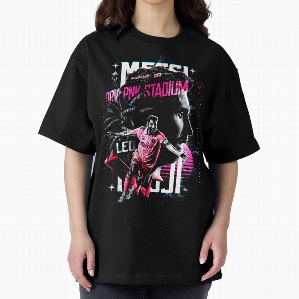 The King Leo Messi Legend Oversized T-Shirt Join FIFA World Cup 2026 USA Canada Mexico Inspired by Cristiano Ronaldo, France and Portugal Energy, Tournament Hype, Historic Matchups, Family Viewing Parties and Global Sports Pride; Perfect for Fans,