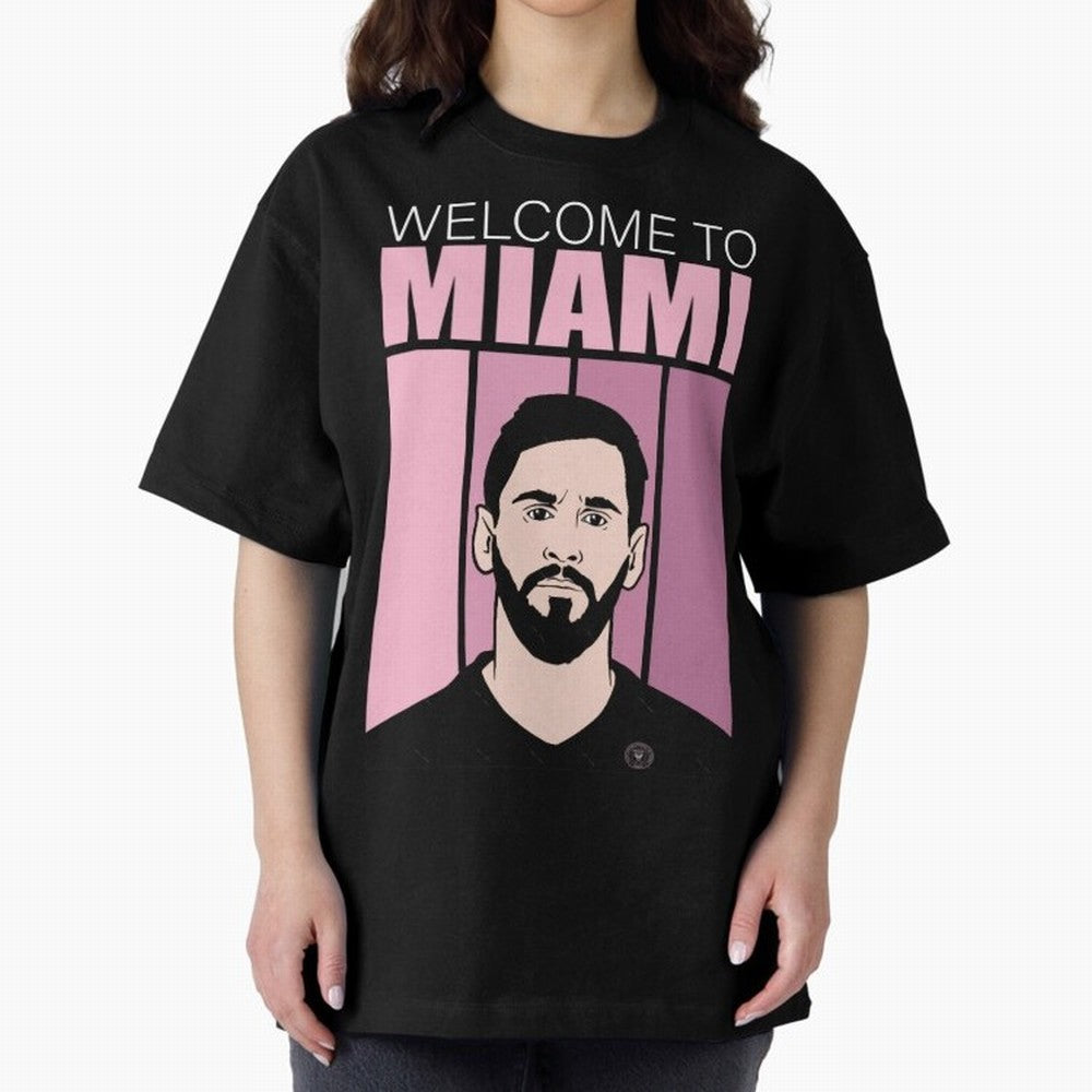 The King Leo Messi Legend Oversized T-Shirt Celebrate Rivalries and Pride in FIFA World Cup 2026 Group Stage Spirit, Capturing Argentina, Mbappe and Neymar, Supporter Pride, Iconic Celebrations, Legendary Names and Global Match Day Energy; Perfect