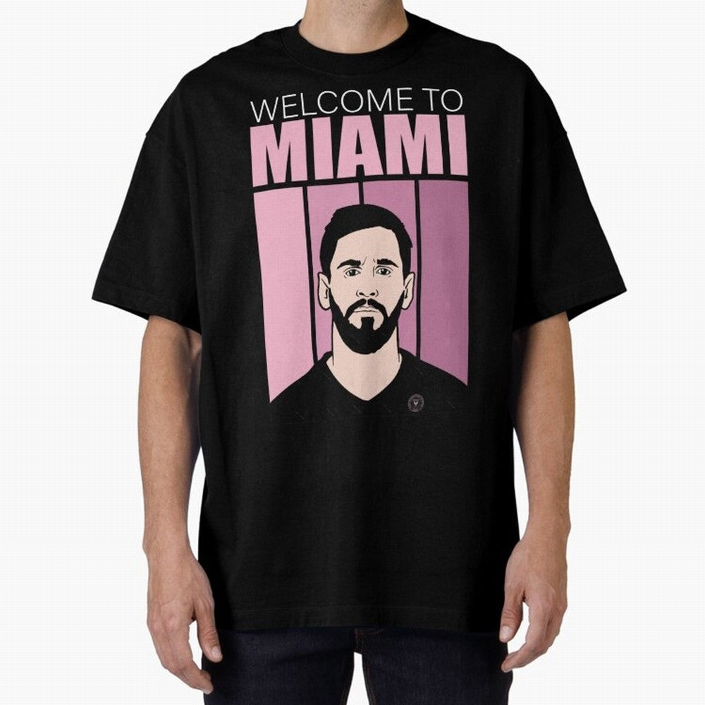 The King Leo Messi Legend Oversized T-Shirt Celebrate Rivalries and Pride in FIFA World Cup 2026 Group Stage Spirit, Capturing Argentina, Mbappe and Neymar, Supporter Pride, Iconic Celebrations, Legendary Names and Global Match Day Energy; Perfect