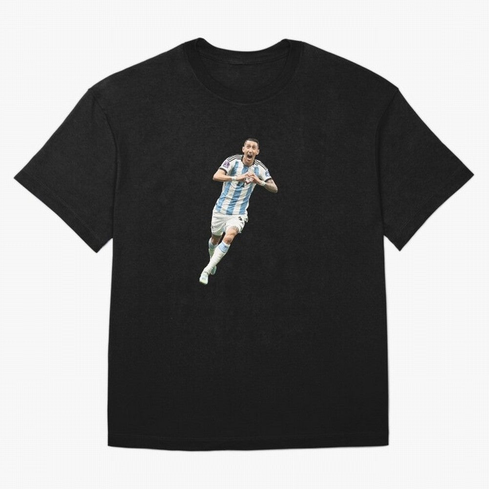 Angel Di Maria Oversized T-Shirt Spotlight FIFA World Cup 2026 for Fans of Messi, CR7 and Mbappe and Portugal, Bringing Global Supporter Spirit, Legendary Goals, National Colors and Tournament Celebration; Perfect for People Who Love Argentina,