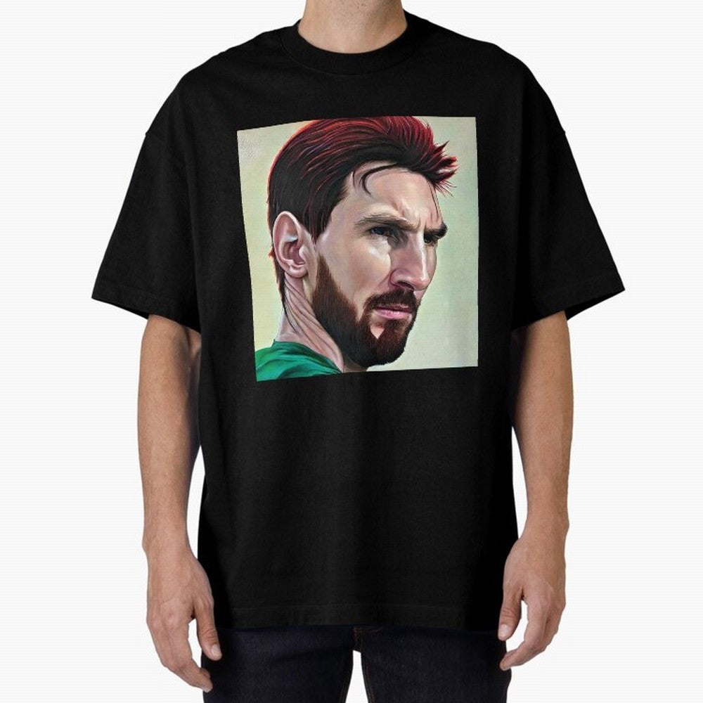 Painterly Messi Classic T-Shirt Elevate the FIFA World Cup 2026 Journey through Messi Highlights, Netherlands Pride, Classic Soccer Heritage, Championship Pressure, Fan Loyalty and International Pride; Made for Collectors Who Enjoy Iconic Players,