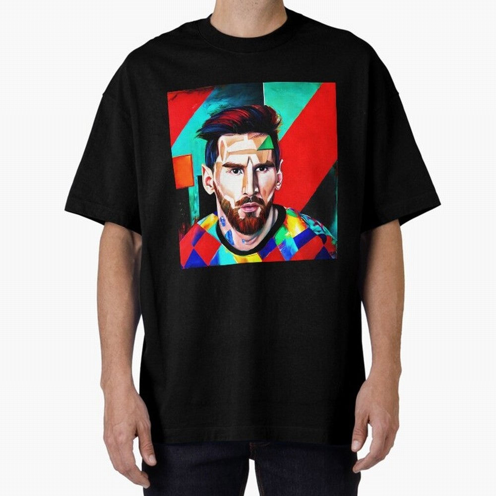 colorful Messi Oversized T-Shirt Show Love for Legendary Goals in FIFA World Cup 2026 Filled with Messi, Neymar and Mbappe, Spain Energy, Supporter Pride, Iconic Celebrations, Legendary Names and Global Match Day Energy; Created for Match Day