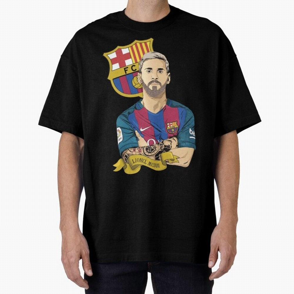 Lionel Messi (Barcelona) artwork Classic T-Shirt Represent FIFA World Cup 2026 Group Stage for Fans of Mbappe and Neymar and Spain and Netherlands, Bringing Global Supporter Spirit, Legendary Goals, National Colors and Tournament Celebration; Ideal