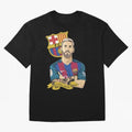 Lionel Messi (Barcelona) artwork Classic T-Shirt Represent FIFA World Cup 2026 Group Stage for Fans of Mbappe and Neymar and Spain and Netherlands, Bringing Global Supporter Spirit, Legendary Goals, National Colors and Tournament Celebration; Ideal