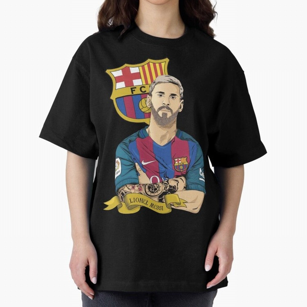 Lionel Messi (Barcelona) artwork Classic T-Shirt Represent FIFA World Cup 2026 Group Stage for Fans of Mbappe and Neymar and Spain and Netherlands, Bringing Global Supporter Spirit, Legendary Goals, National Colors and Tournament Celebration; Ideal