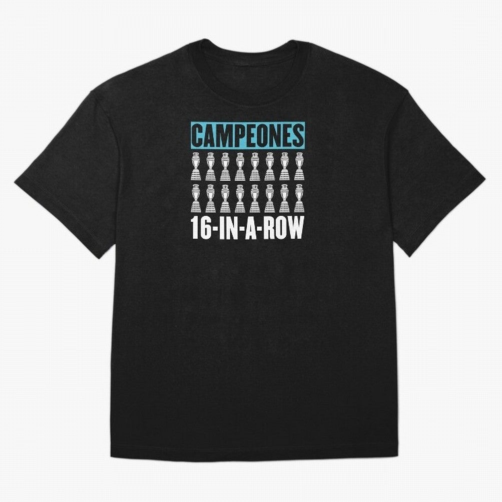 CHAMPIONS 16-IN-A-ROW Classic T-Shirt Bring World Football Passion into the FIFA World Cup 2026 Journey through Messi Highlights, France and Portugal Pride, Fan Favorite Moments, National Team Passion, Big Match Drama and Soccer History; Created
