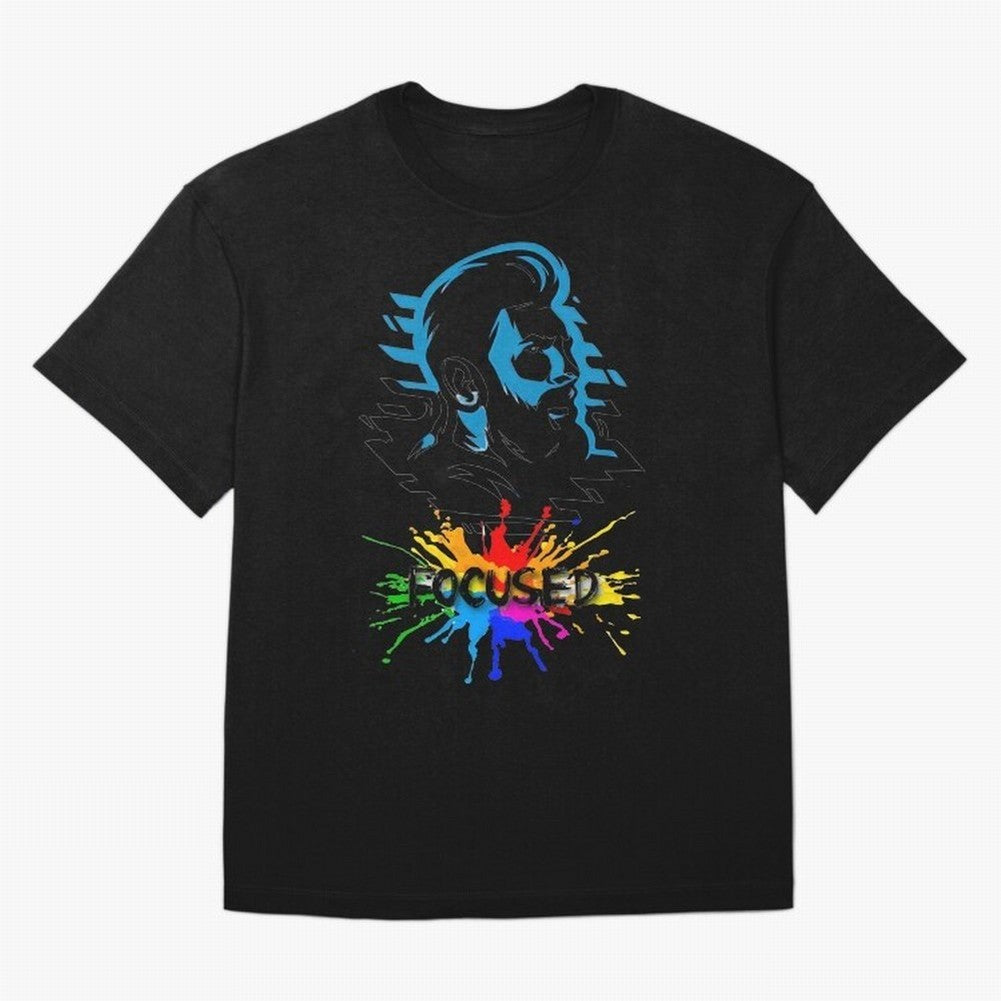 Lionel Messi Focused Classic T-Shirt Carry the Dream of FIFA World Cup 2026 Group Stage Spirit, Inspired by France and Portugal, Cristiano Ronaldo, Game Day Rituals, Football Legends, Country Pride and the Road to the Final; Ideal for Football