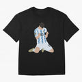 Messi Celebrates Argentina Victory Classic T-Shirt Show Your Tournament Heart for FIFA World Cup 2026 USA Canada Mexico for Fans of Mbappe and Spain and Netherlands, Bringing Game Day Rituals, Football Legends, Country Pride and the Road to the