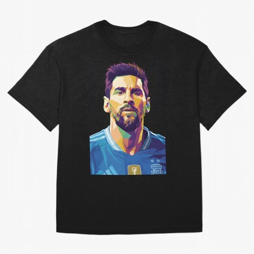 Messi wpap pop art Classic T-Shirt Experience the Global Stage of FIFA World Cup 2026 Group Stage for Fans of Messi and Cristiano Ronaldo and England, Bringing Vintage Soccer Flavor, Modern Football Stars, National Flags and Final Night Emotion;