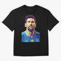 Messi wpap pop art Classic T-Shirt Experience the Global Stage of FIFA World Cup 2026 Group Stage for Fans of Messi and Cristiano Ronaldo and England, Bringing Vintage Soccer Flavor, Modern Football Stars, National Flags and Final Night Emotion;
