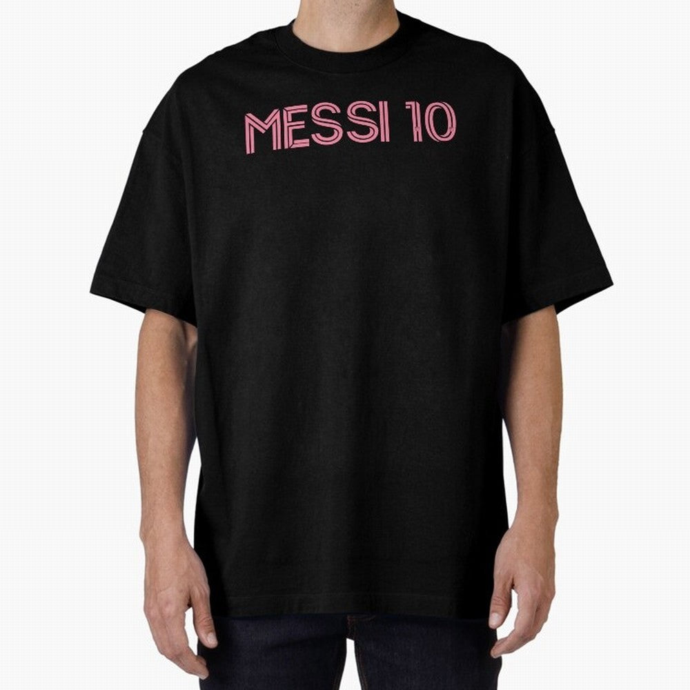 Messi Inter Miami Oversized T-Shirt Follow Every Goal of FIFA World Cup 2026 Spirit, Capturing Spain, Messi, CR7 and Mbappe, Football Passion, Legendary Performances, Festival Vibes and Supporter Community; Ideal for Passionate Fans Who Love